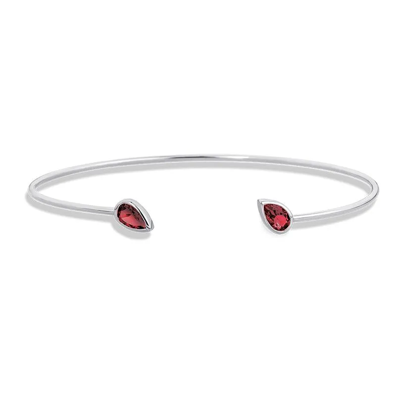 0.96CT, Garnet Bracelet (BC162BGAR)