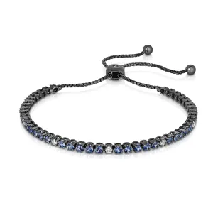 1.20ctw Sapphire, .21ctw Diamond Bracelet