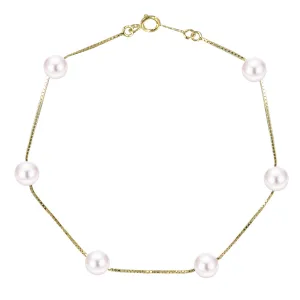 14KT Yellow Gold Freshwater Bracelet