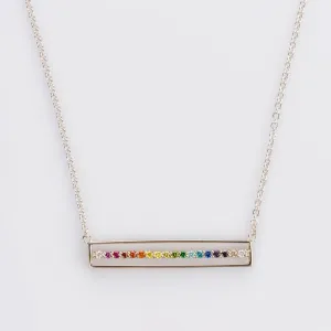 18k White Gold "Equality" Necklace