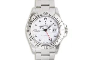 1999 Rolex Explorer II 16570 Polar Dial with Box & Papers