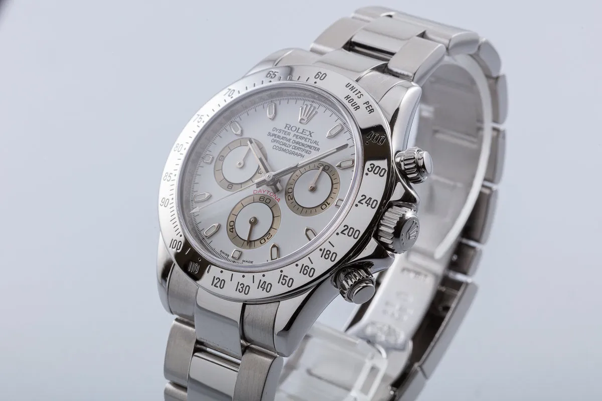 2007 Rolex Daytona 116520 White Dial
