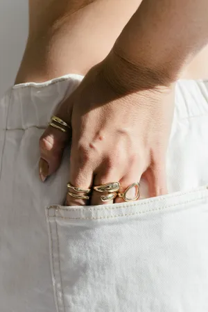 Abel Ring Set - Gold