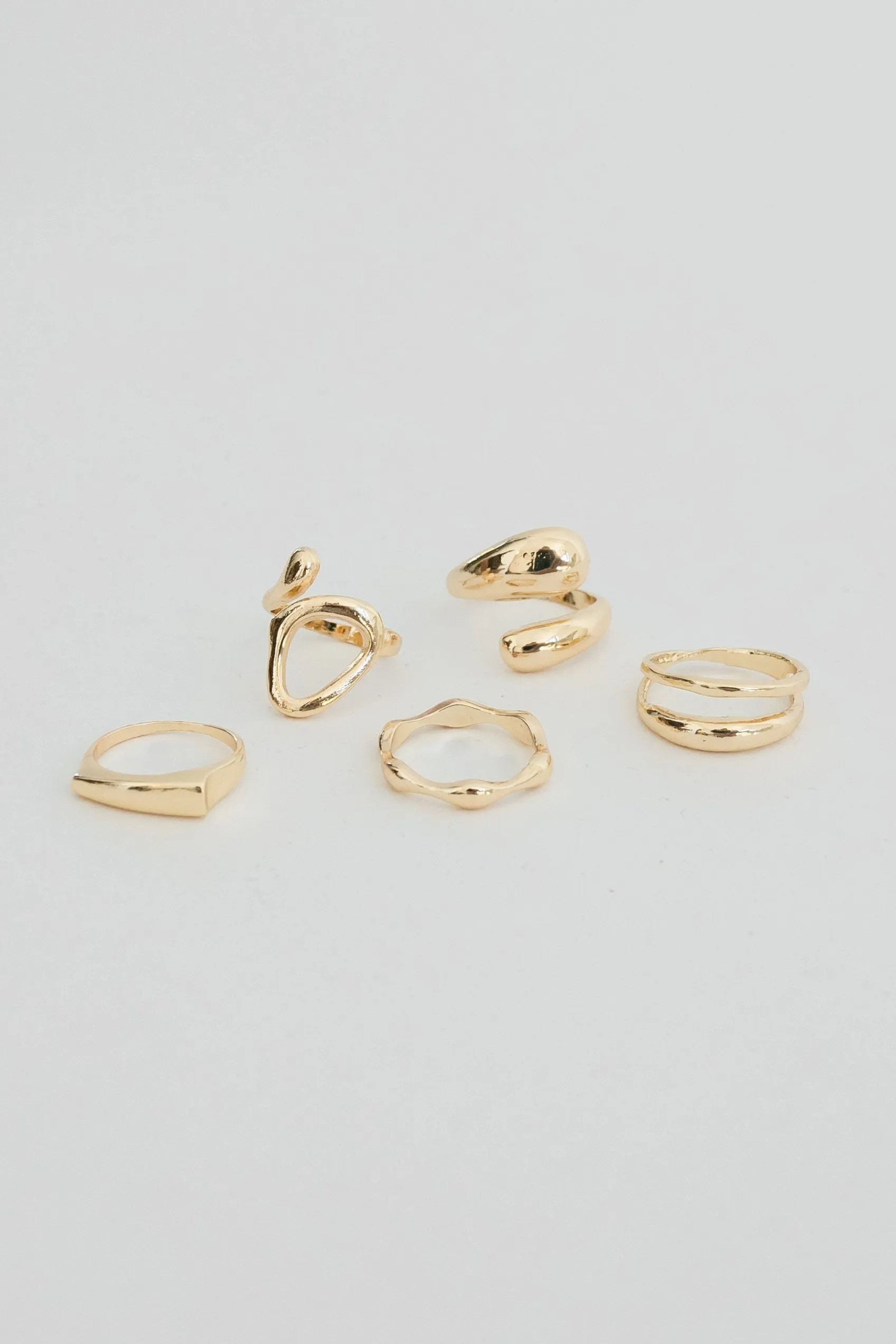 Abel Ring Set - Gold