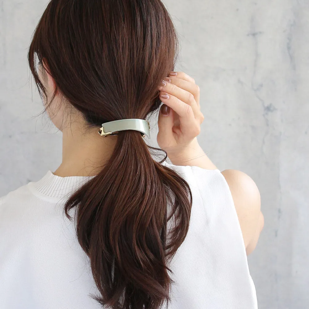 Acrylic Marble Arch Hair Barrette