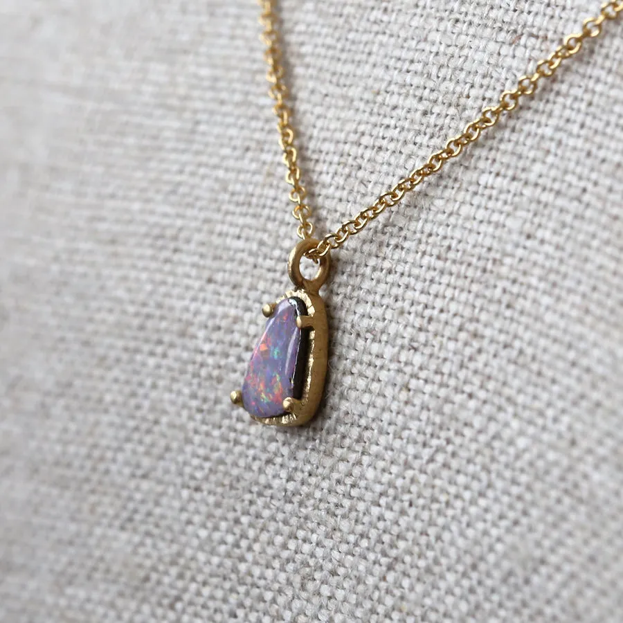 Australian boulder opal necklace 3