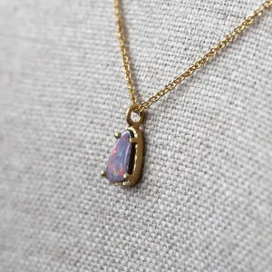 Australian boulder opal necklace 3