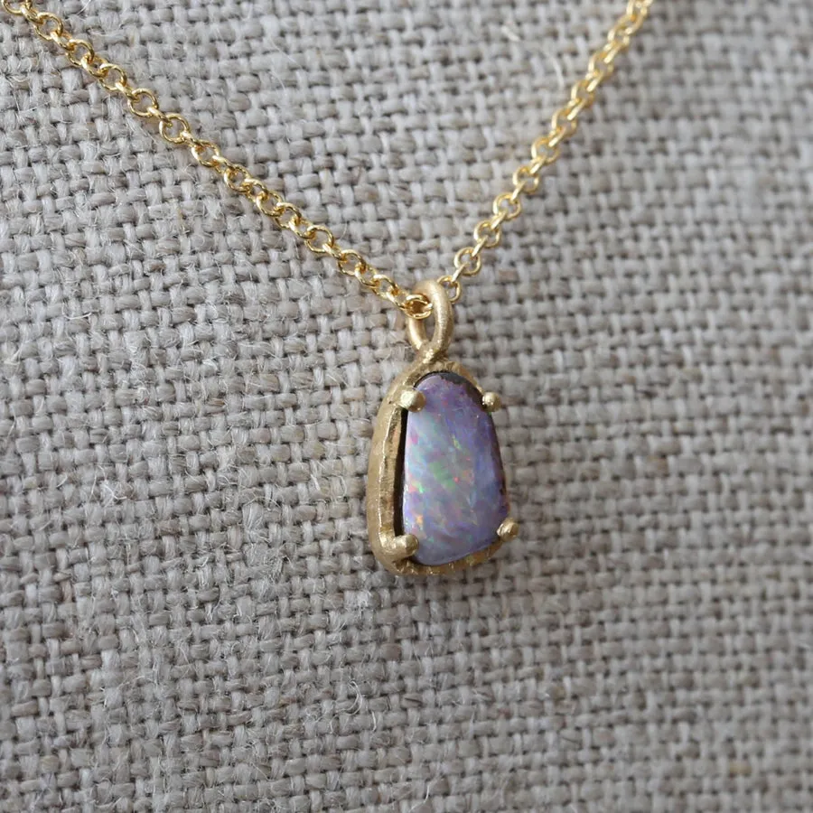 Australian boulder opal necklace 3