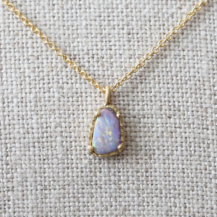 Australian boulder opal necklace 3