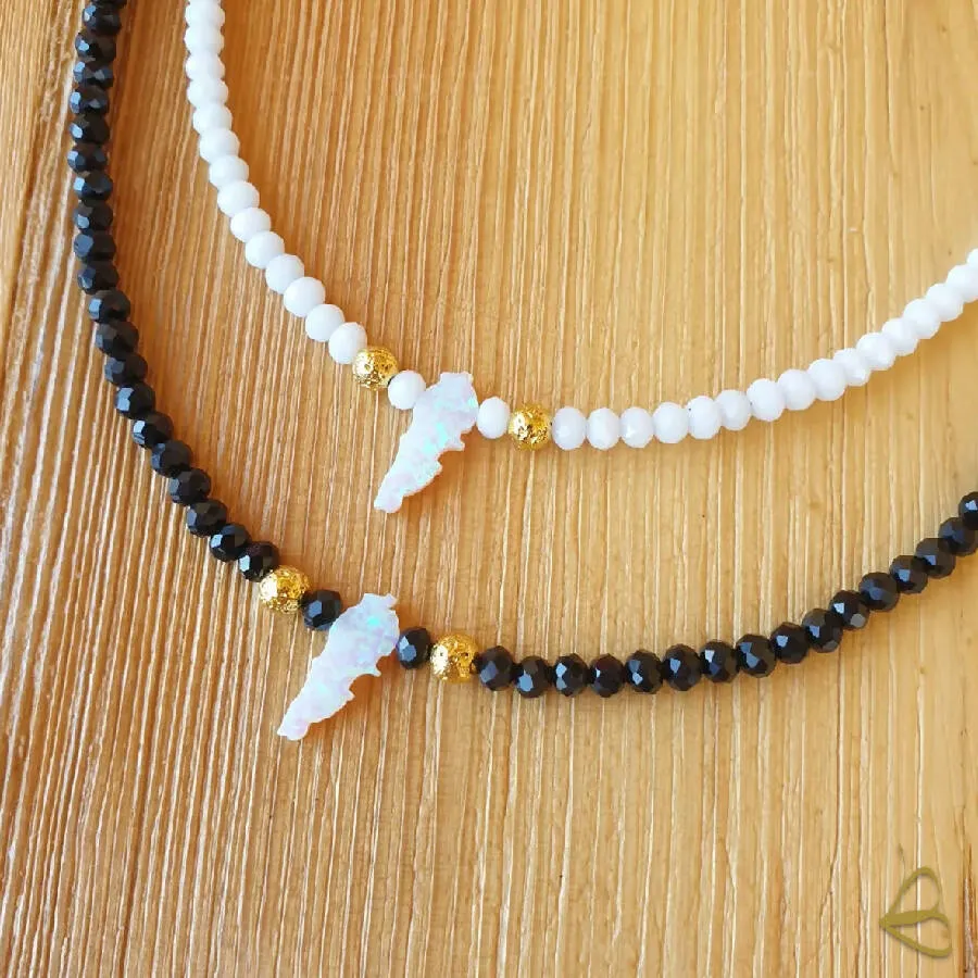 B For Balo 10452 Lebanon Map Hand Made Necklace For Women
