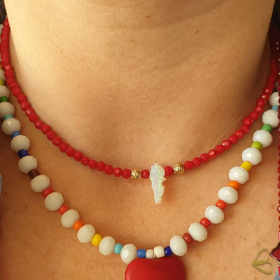 B For Balo 10452 Lebanon Map Hand Made Necklace For Women