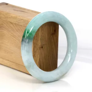 Baikalla Classic Real Jade Jadeite Bangle Bracelet ( 56.79 mm )#571