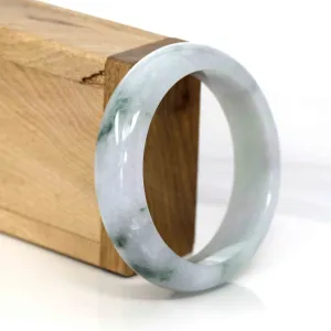 Baikalla Classic Real Jade Jadeite Bangle Bracelet ( 57.5 mm )#562