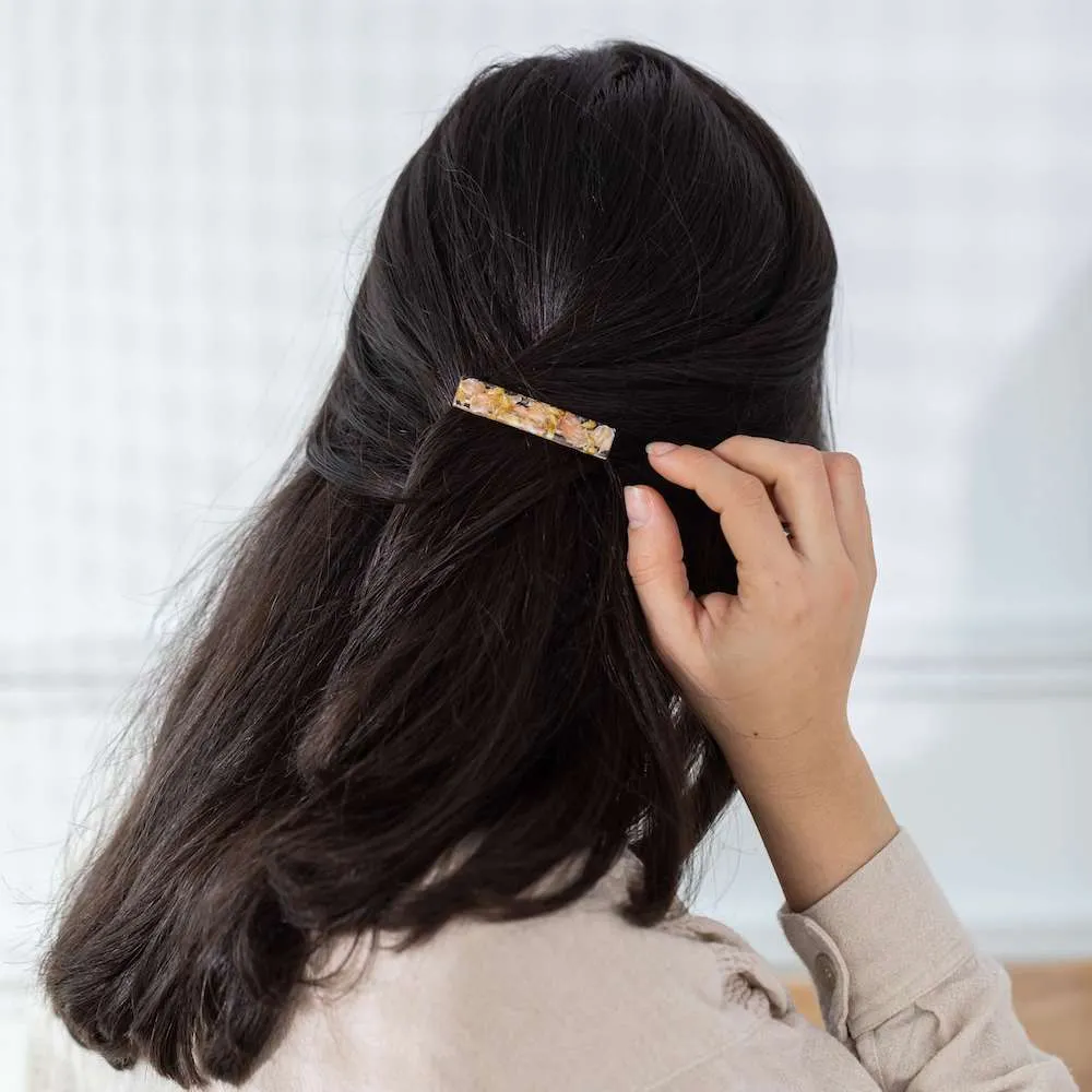 Barrette fleurie