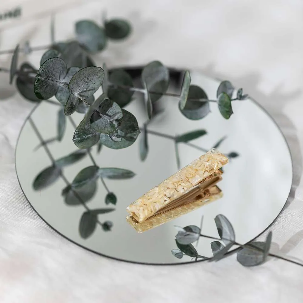 Barrette fleurie