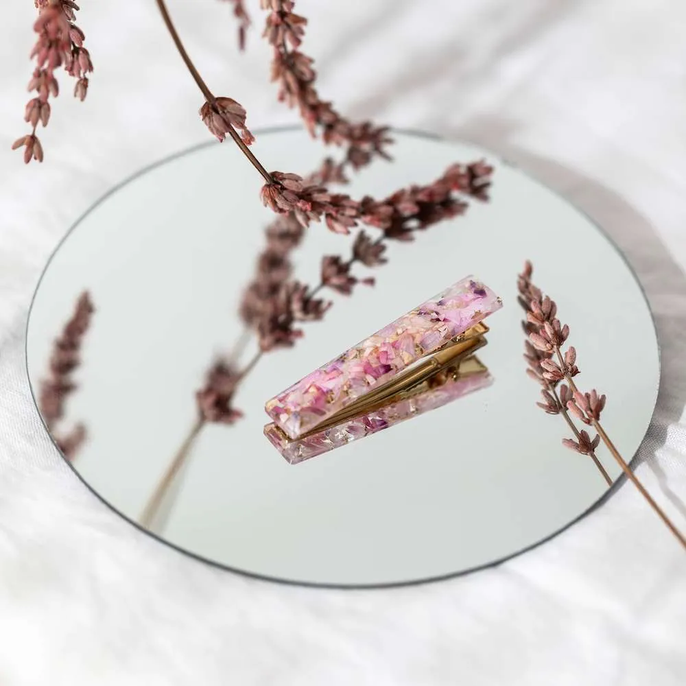Barrette fleurie