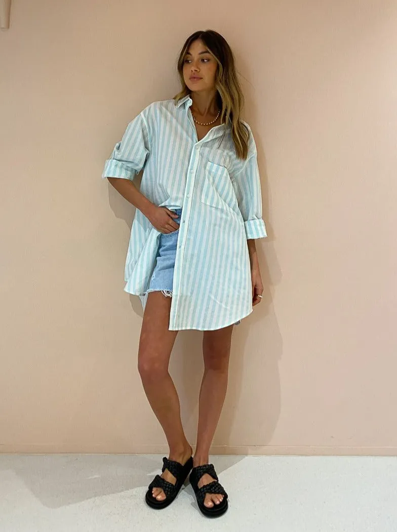 Blanca Fabienne Shirt in Aqua