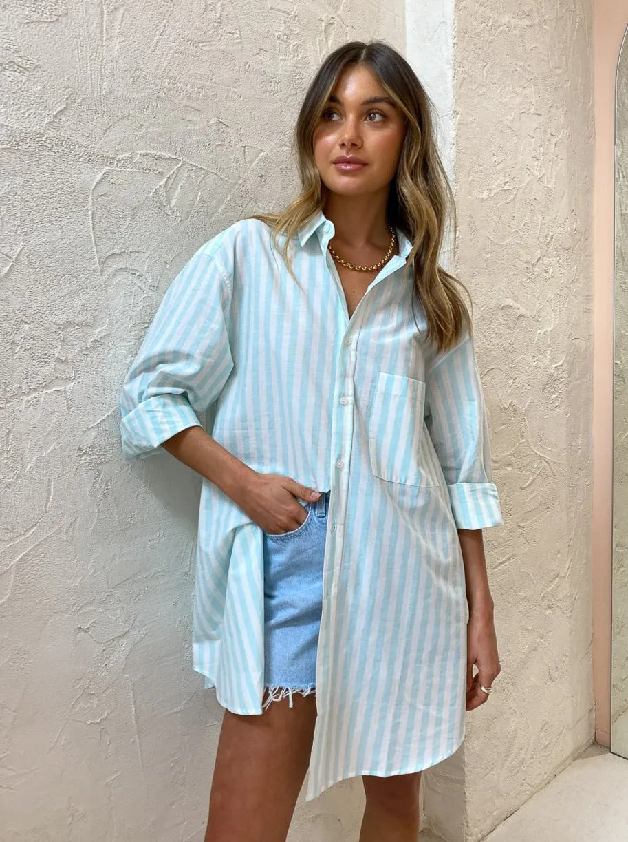 Blanca Fabienne Shirt in Aqua