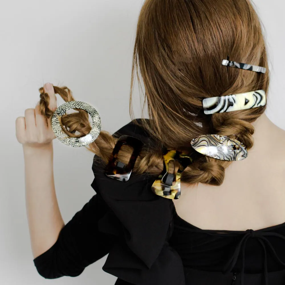 Bow Shaped French Hair Barrette