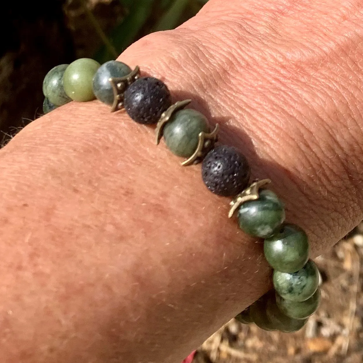 Bracelet jade pour homme "la sérénité"