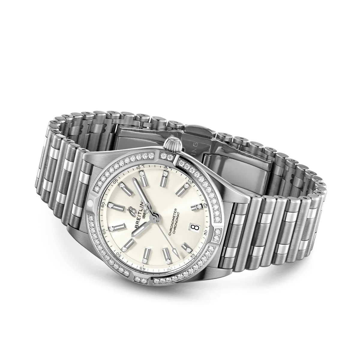Breitling Chronomat 32 - Steel and Diamonds