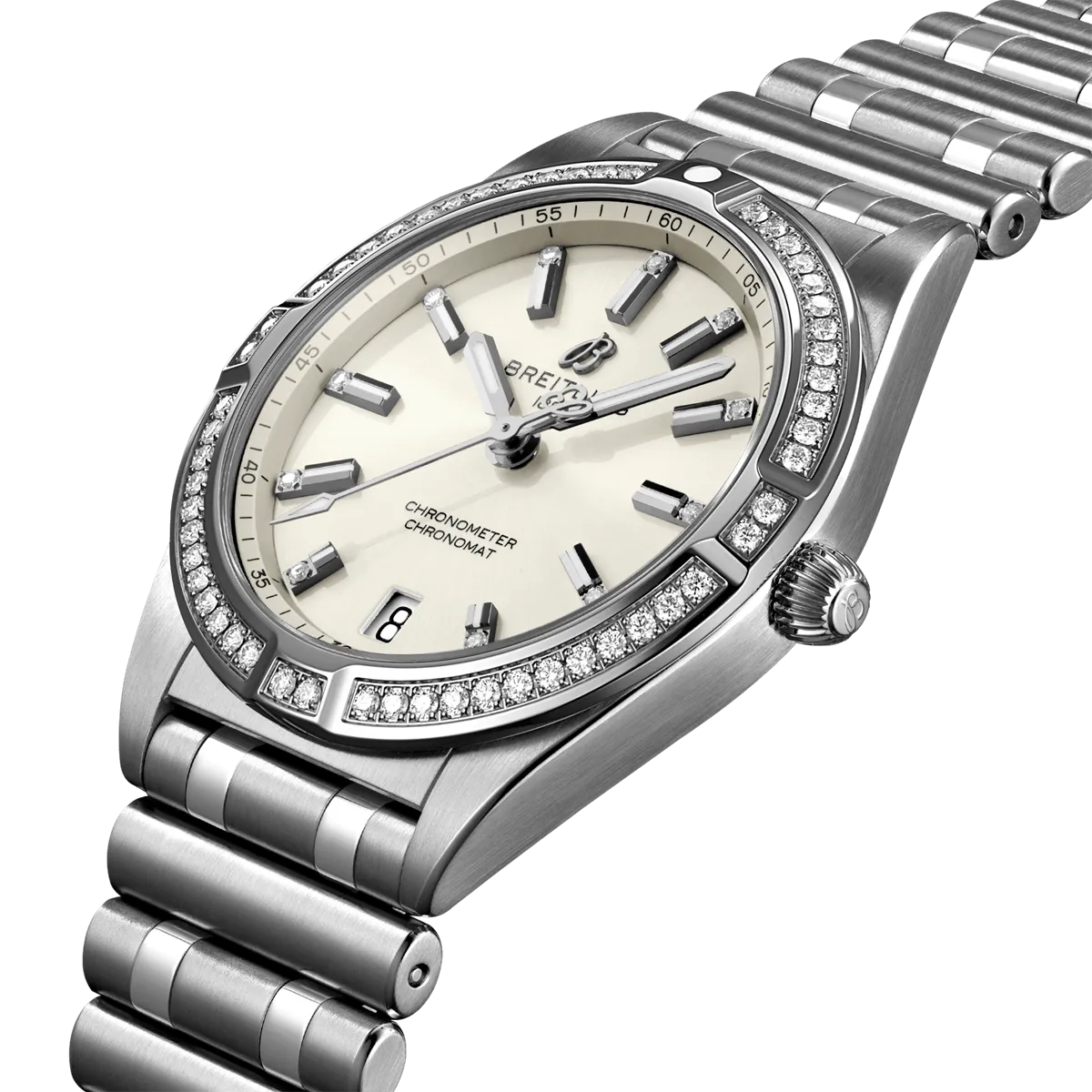 Breitling Chronomat 32 - Steel and Diamonds