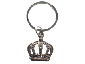 Bronze King Crown Keychain, Queen Crown, Royal Crown