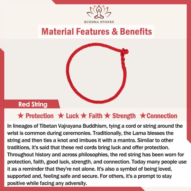 Buddha Stones 925 Sterling Silver Pearl Ingots Copper Coins Healing Necklace Pendant Red Rope Bracelet Set