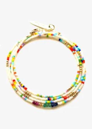 Bunny Shapiro Cream Sapphire Wrap