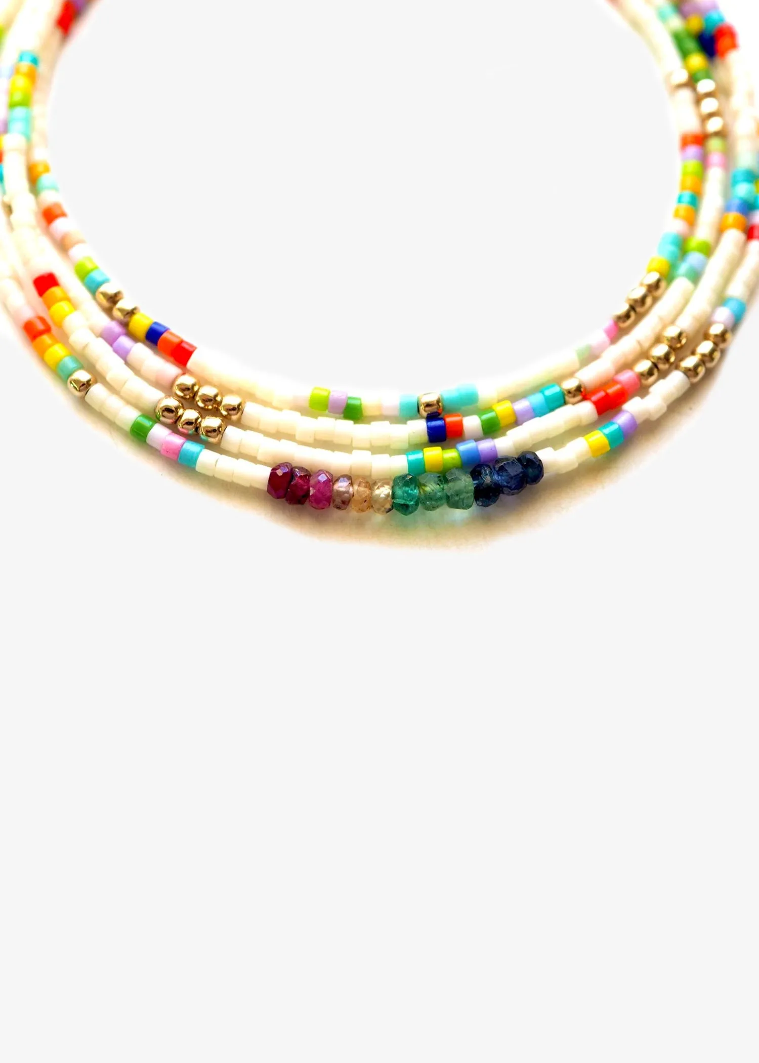 Bunny Shapiro Cream Sapphire Wrap