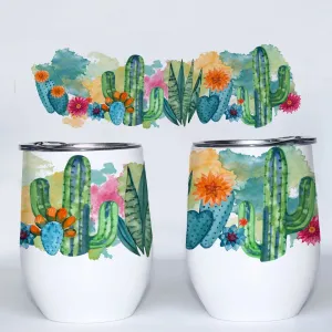 Cactus Wine Tumbler, 12 oz.