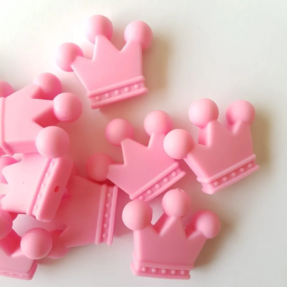 Crown Silicone Beads