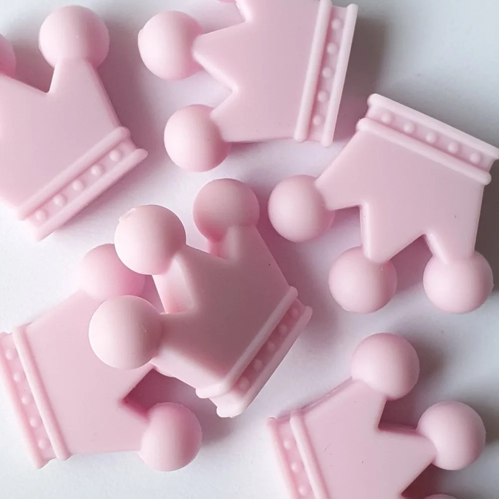Crown Silicone Beads