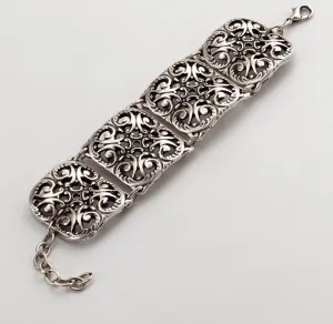 Damask Filigree Link Bracelet