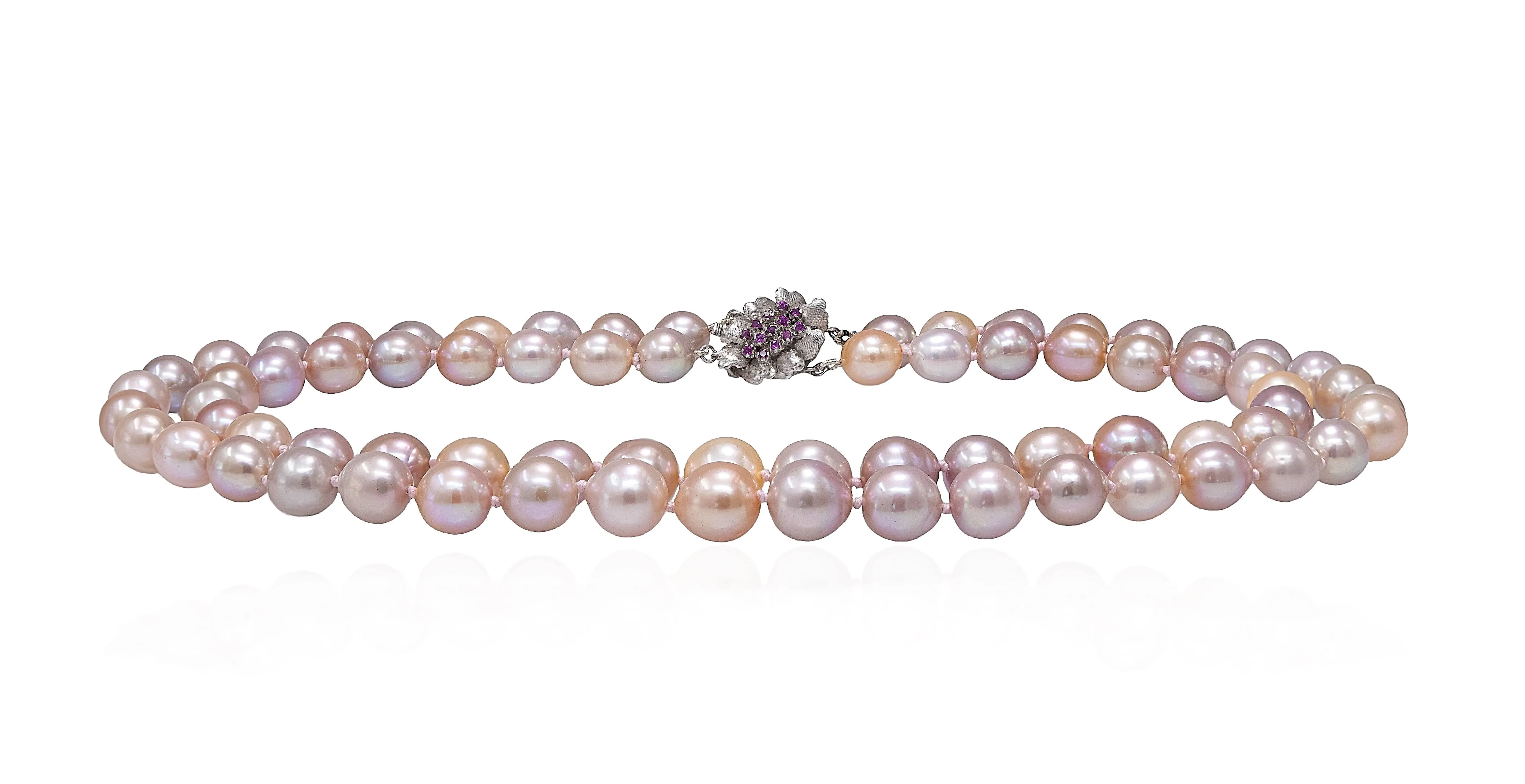 floribunda double strand pearl necklace