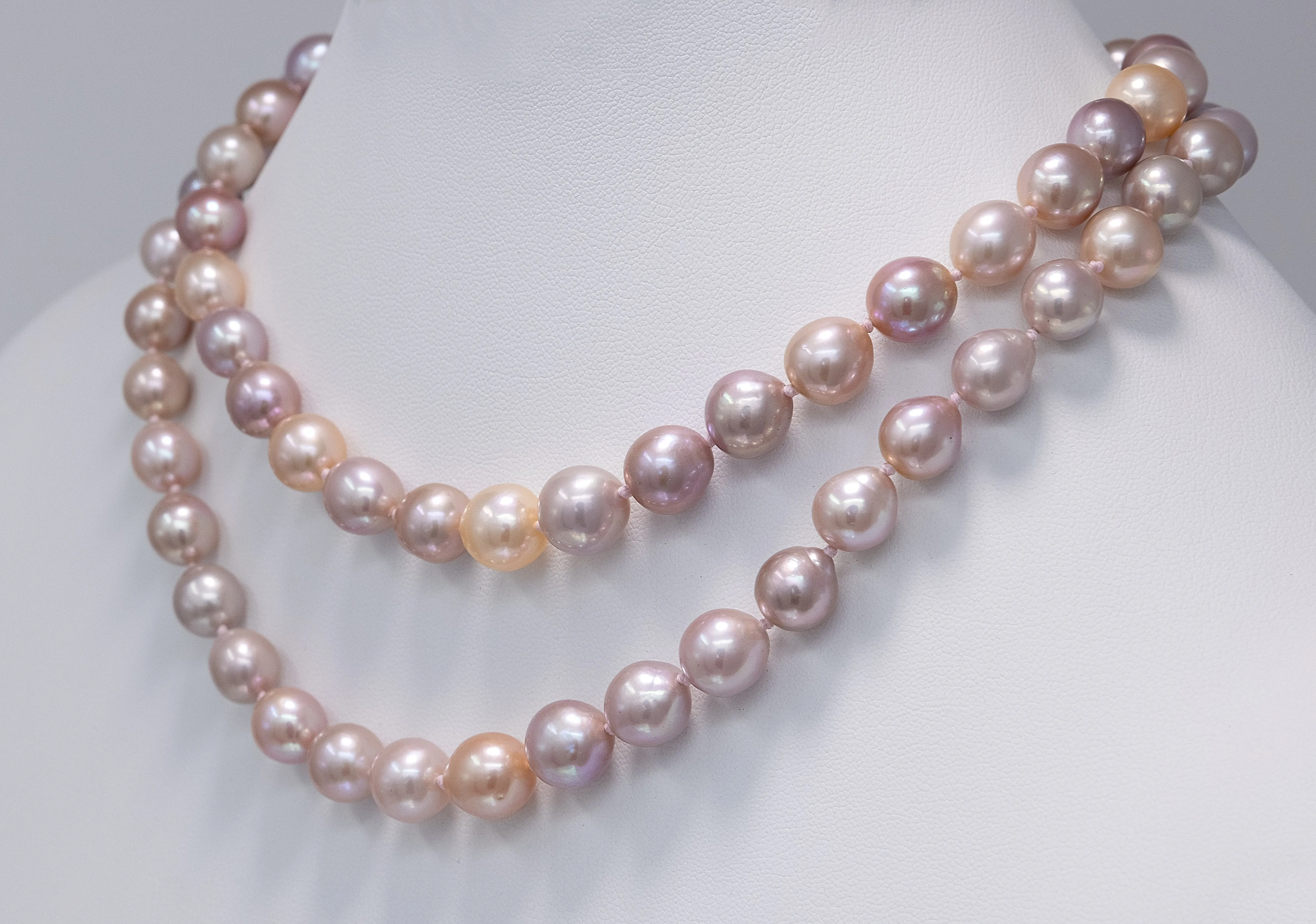 floribunda double strand pearl necklace