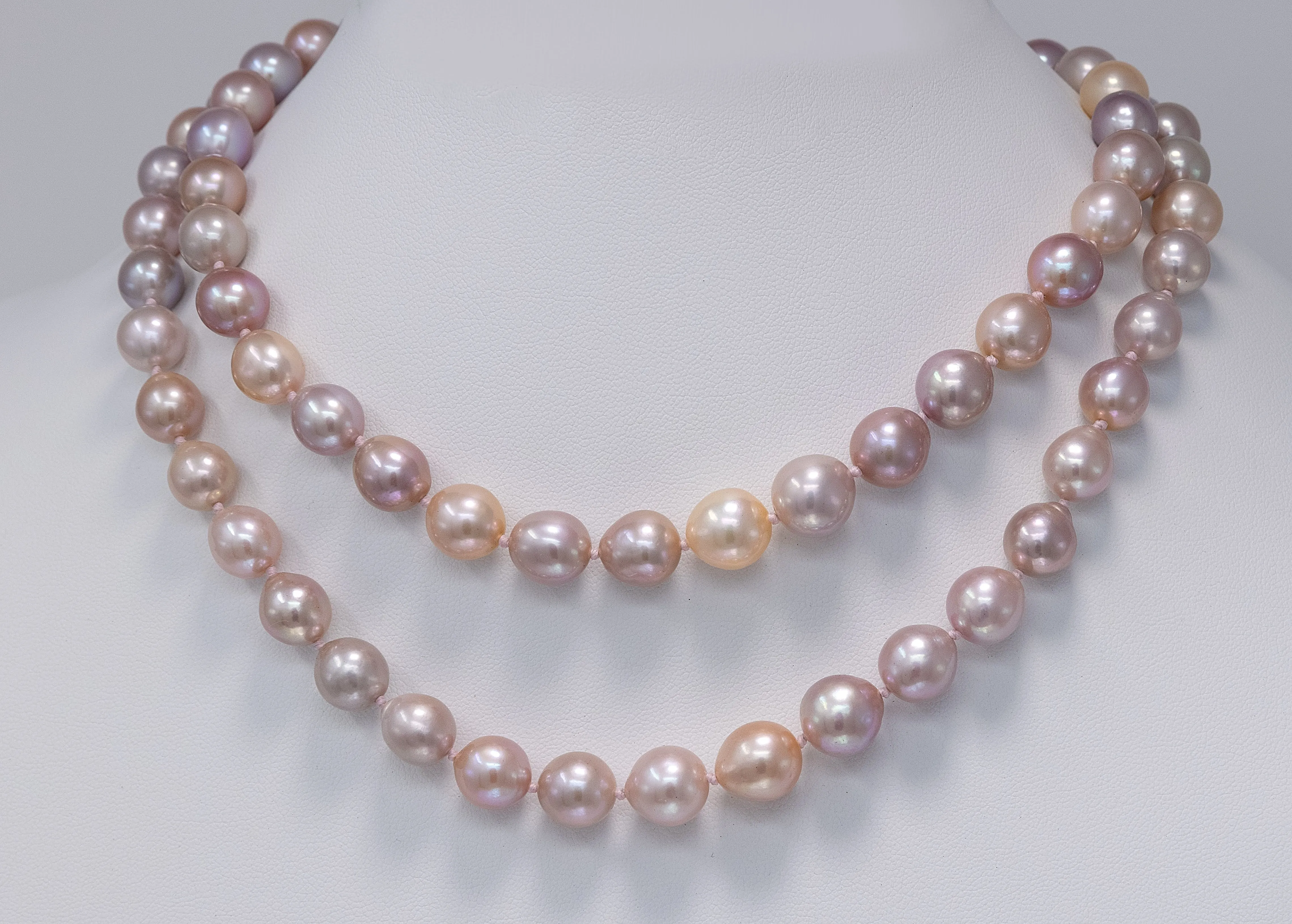 floribunda double strand pearl necklace