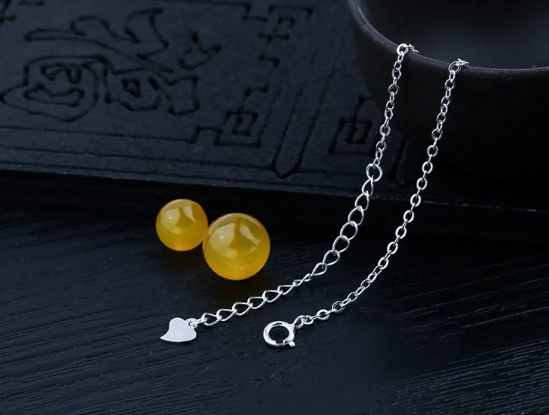 Flower Cup Chain Bracelet Setting Tray Bulk Sterling Silver White Gold Fine 925 6-14mm For One Pearl Bead Adjustable DIY Jewelry Wholesale