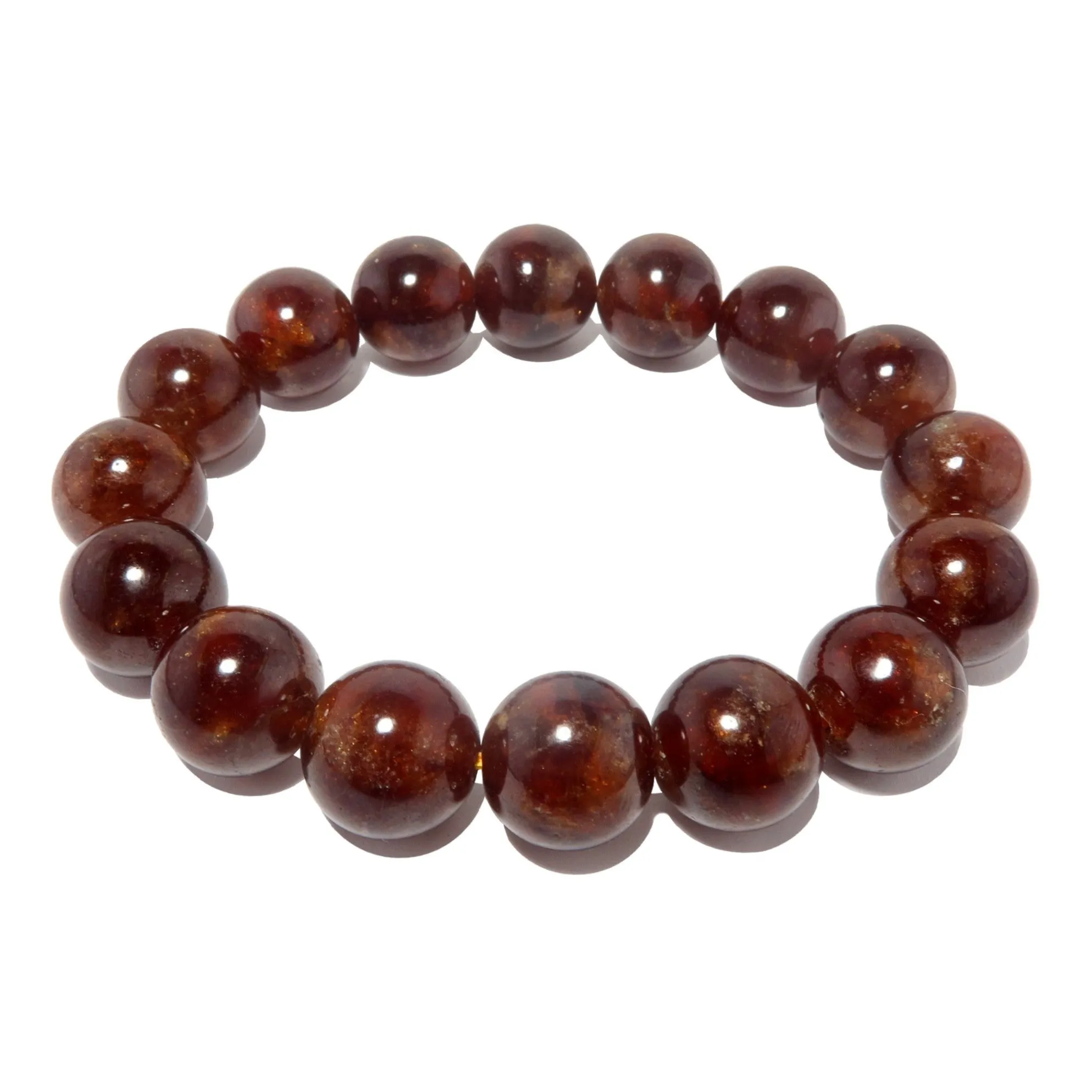 Garnet Bracelet Warm Memories Rare Timeless Orange Hessonite Gem