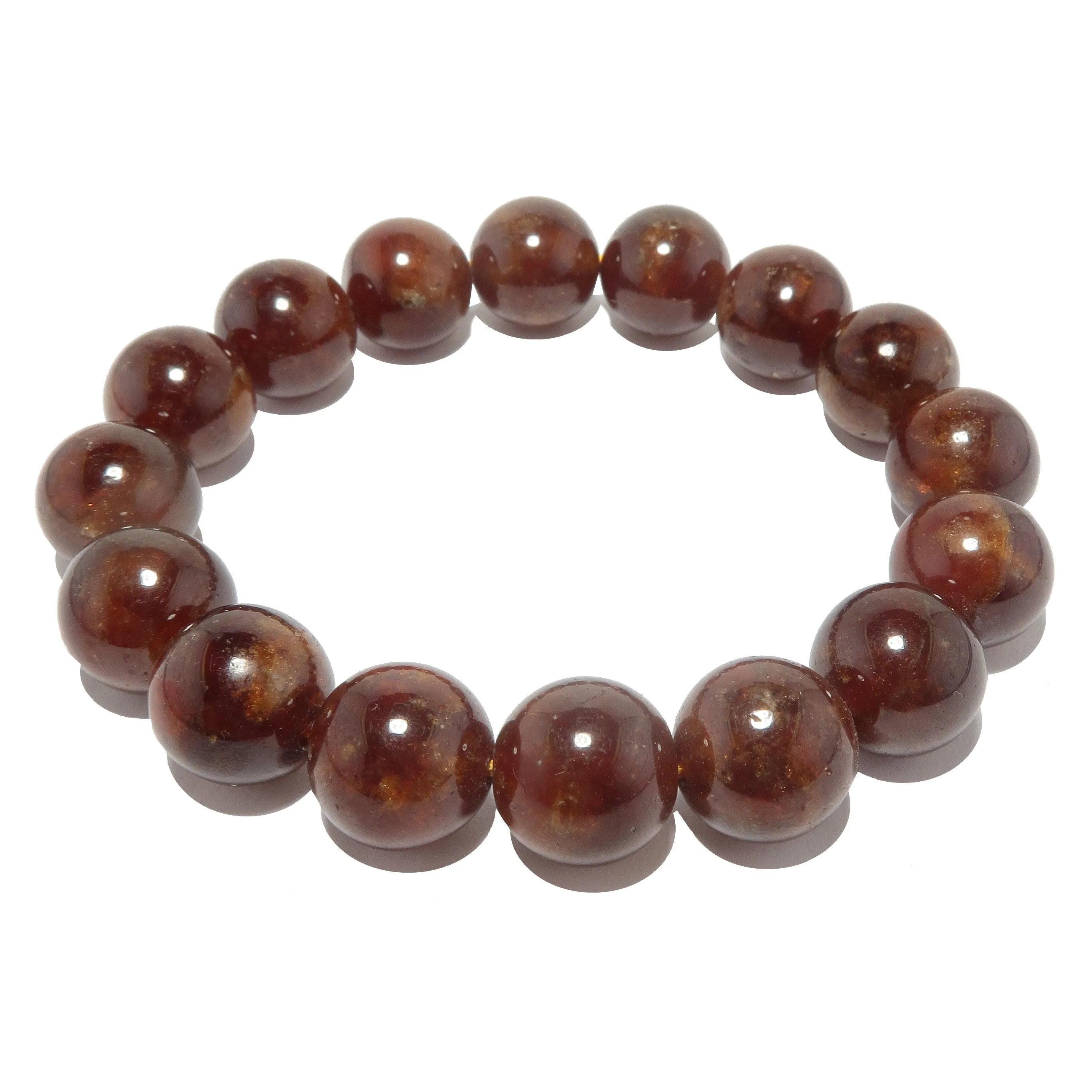 Garnet Bracelet Warm Memories Rare Timeless Orange Hessonite Gem