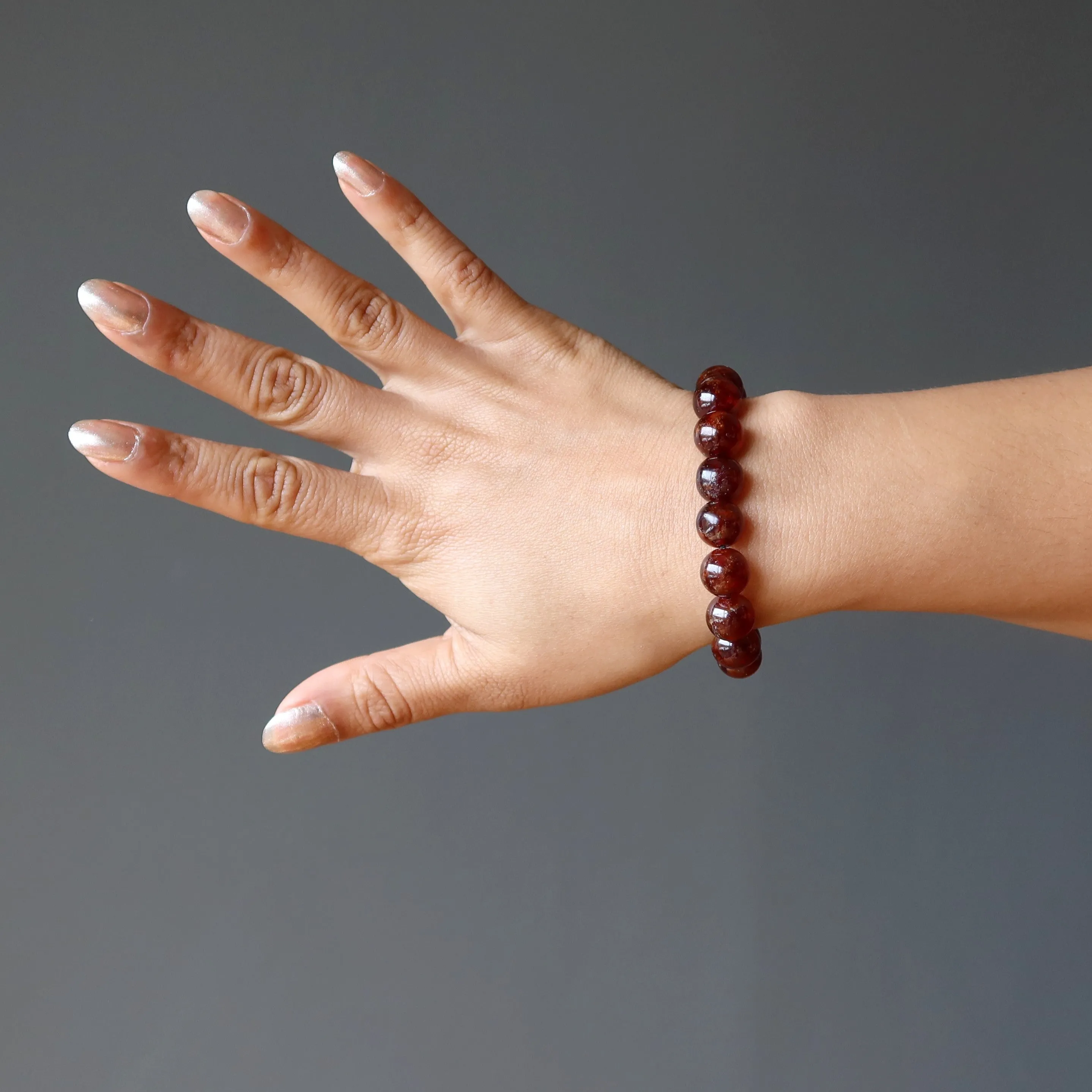Garnet Bracelet Warm Memories Rare Timeless Orange Hessonite Gem