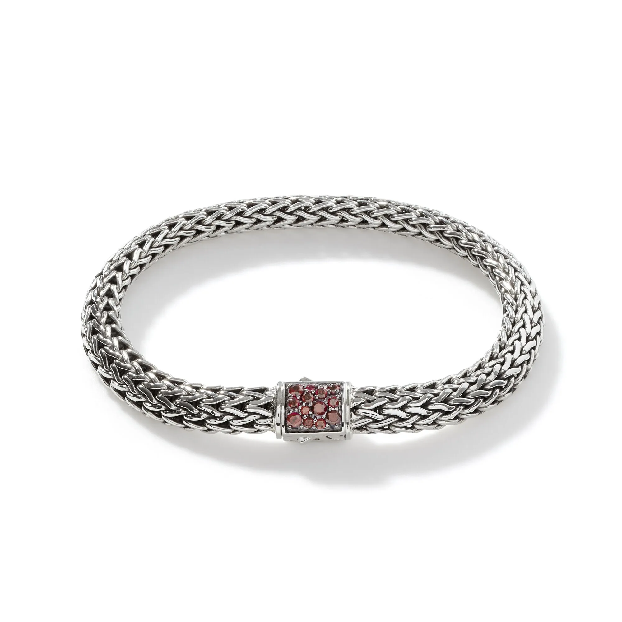 Garnet Chain Bracelet