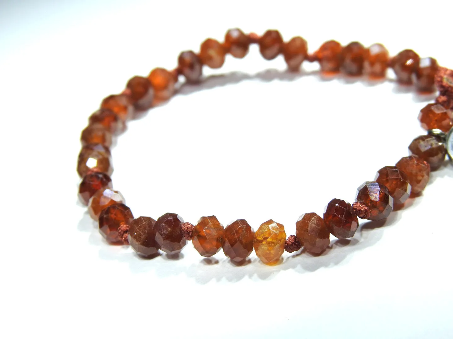 Garnet Hessonite Bracelet