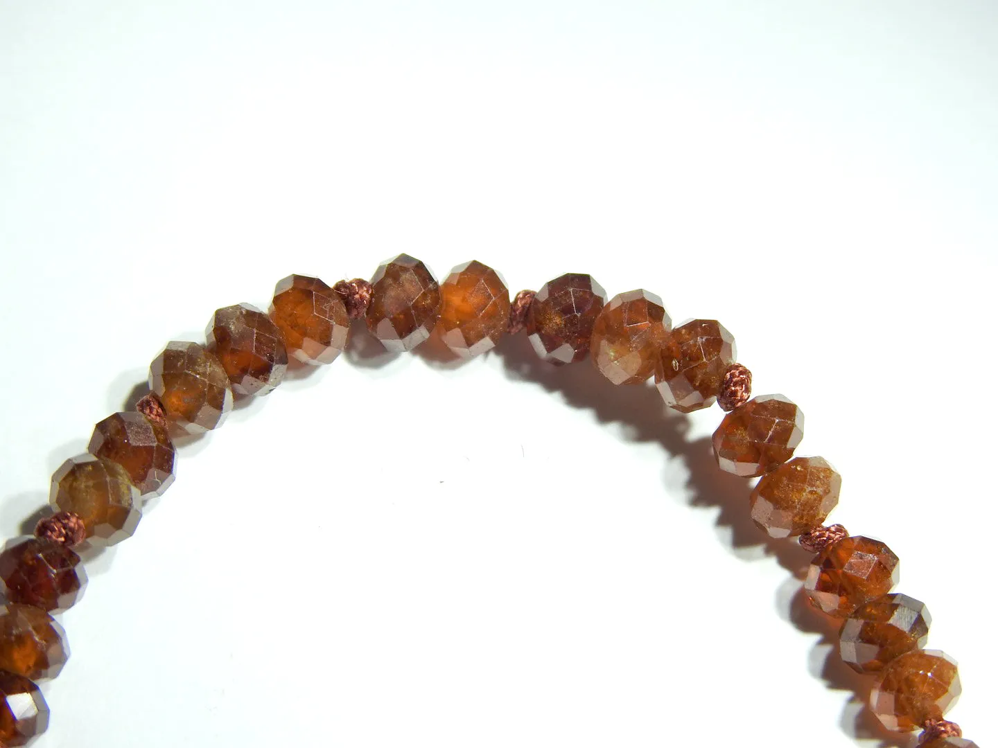 Garnet Hessonite Bracelet