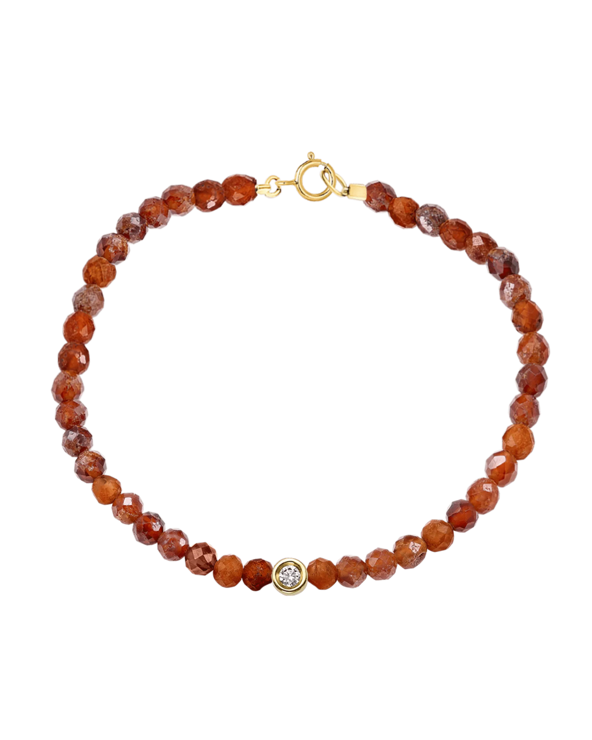 Gemstone & Diamond Bracelet - 14K Yellow Gold