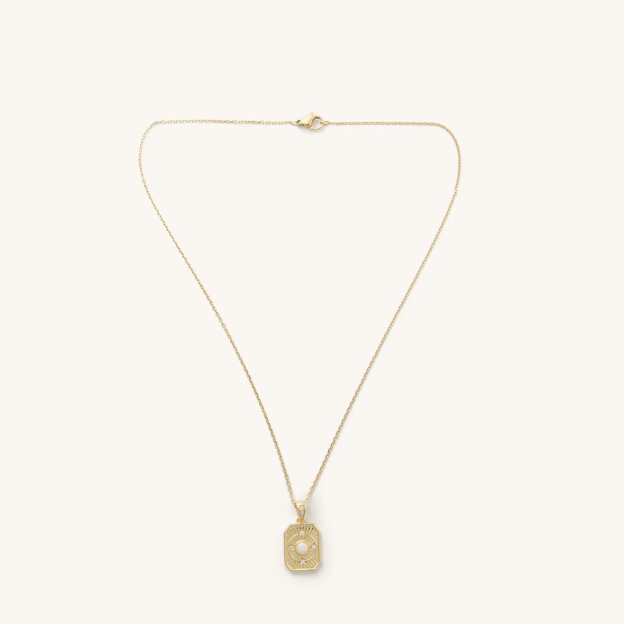 Good Karma Opal Charm Necklace