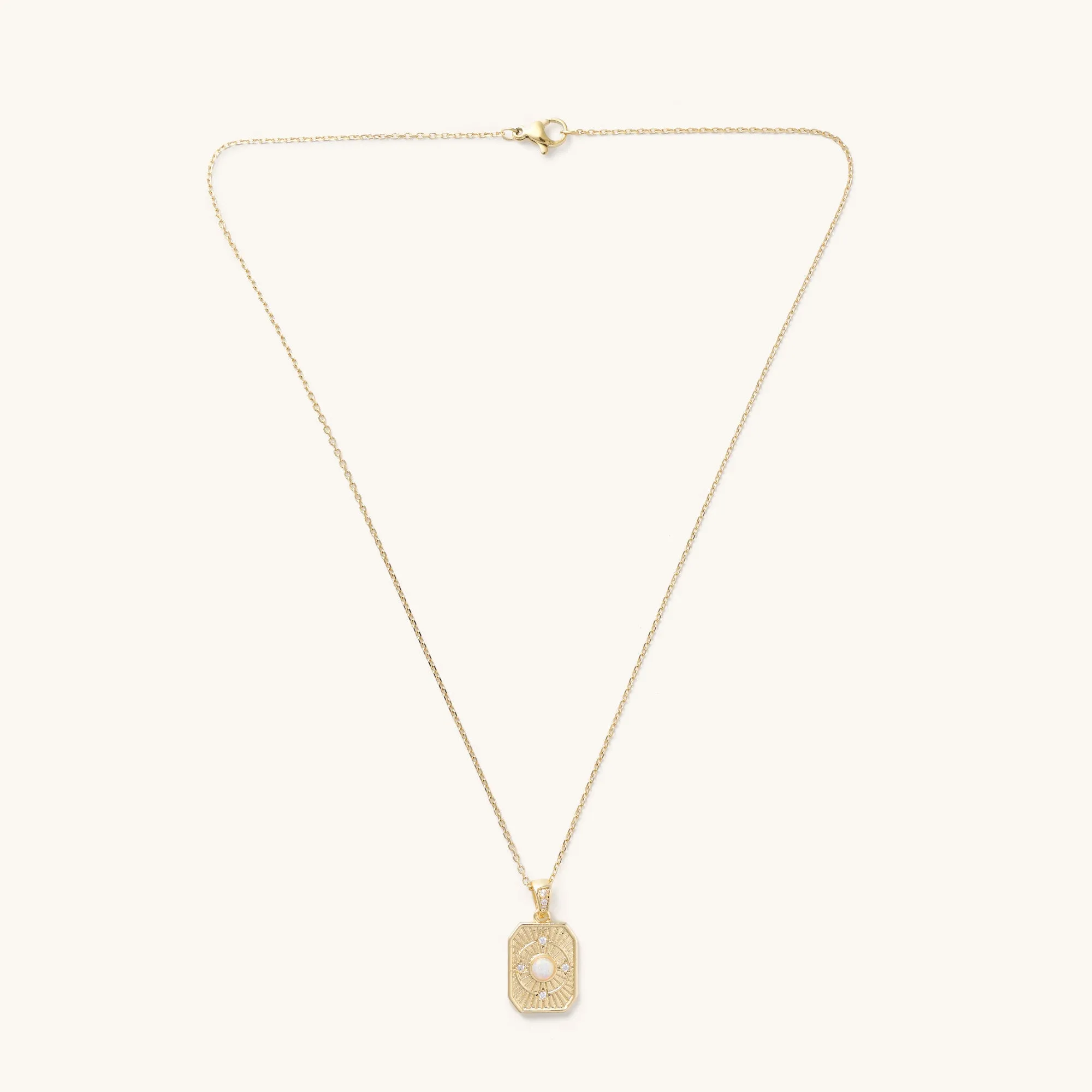 Good Karma Opal Charm Necklace