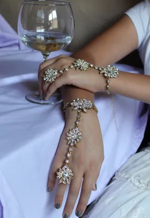 Haath Punja 3119 Finger Rings Indian Bridal Shieno