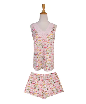Happy Camper Lace Short Set