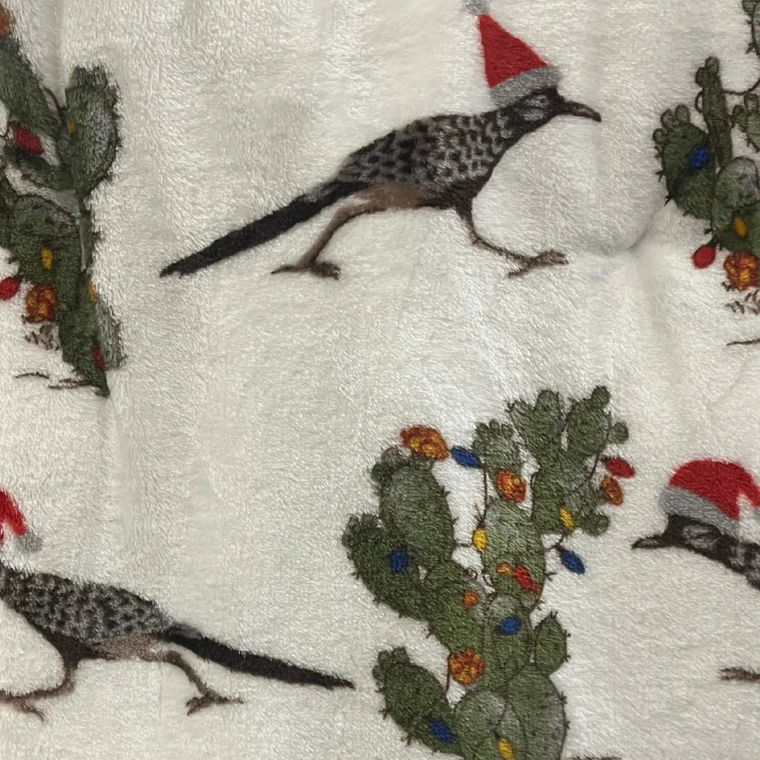 Happy Holidays Roadrunner Blanket